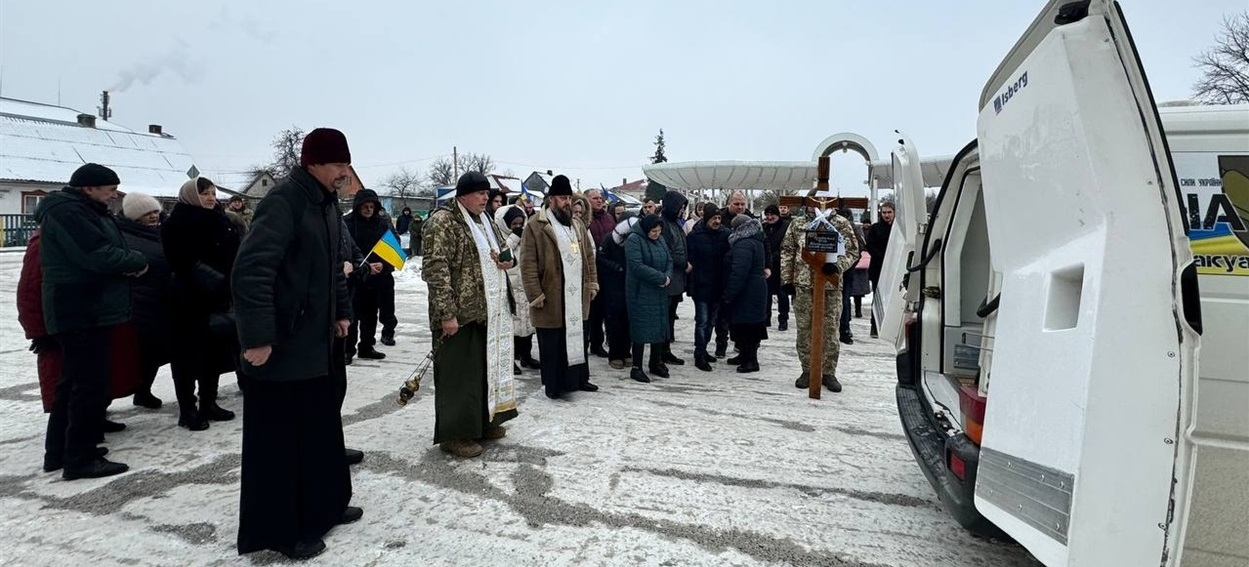 На Майдані Єдності у Володимирці 10.01.2024