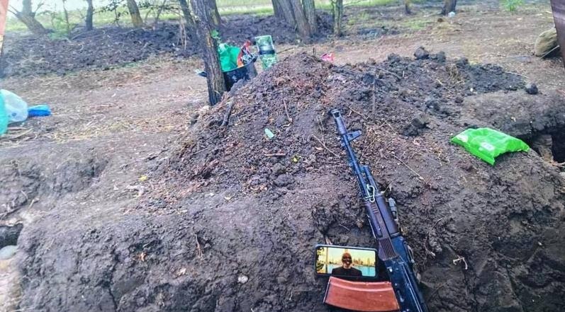 Один із окопів Сергія Тарасюка