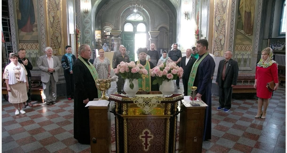 Молебень у Свято-Вознесенському храмі ПЦУ Рівного