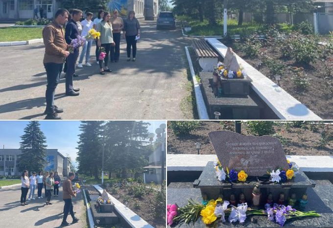 В Каноничах покладають квіти в пам'ять загиблих на війні з російськими окупантами земляків