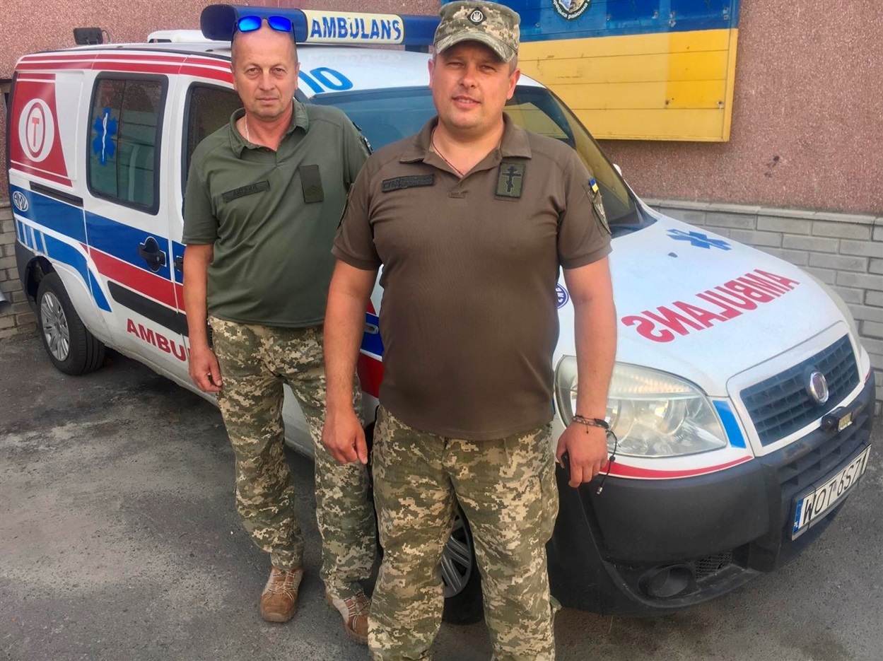 Ліворуч - Віталій Литвин, праворуч -Микола Юрах