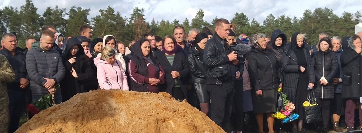 Момент похорон 