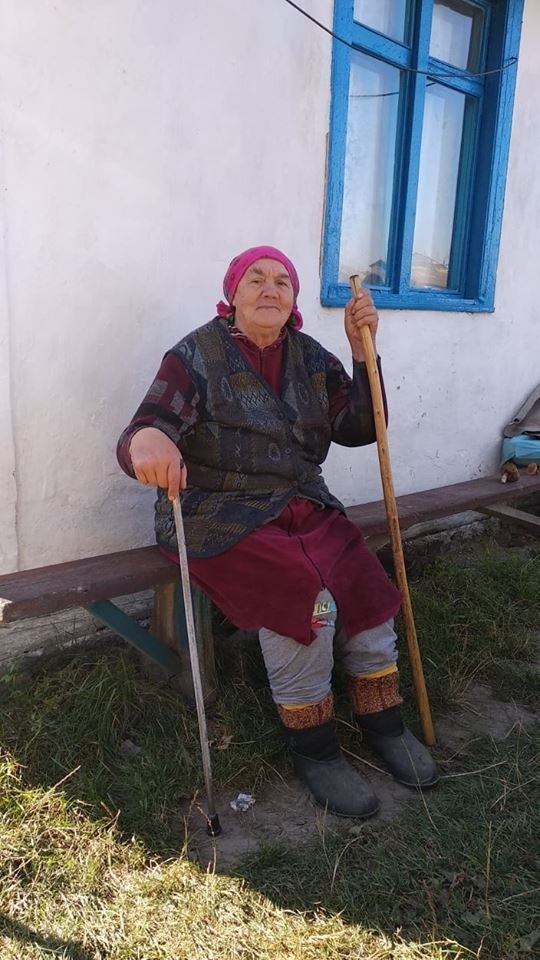 Катерина Павлівна Левчук ділиться спогадами про вимощування сошейки