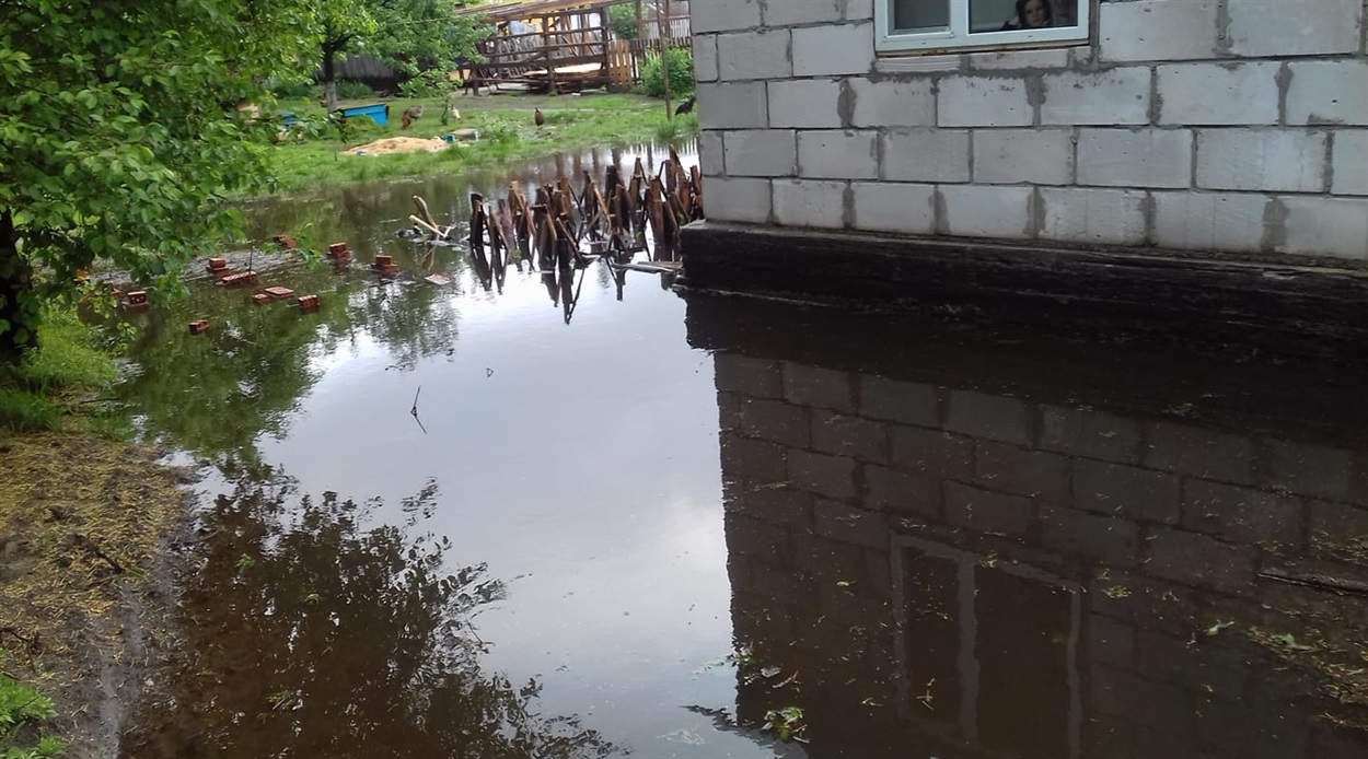 Степангород. Підтоплення житлової будівлі