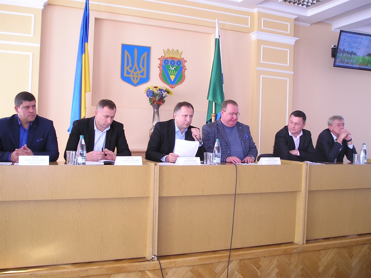 Члени виїзної колегії у президії. Володимирець, 5 листопада 2019 року