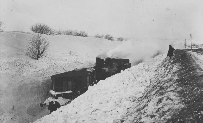Залізна дорога Львів-Тернопіль, зима 1929 р.
