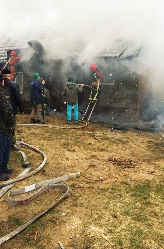 Наслідки пожежі у Рафалівці