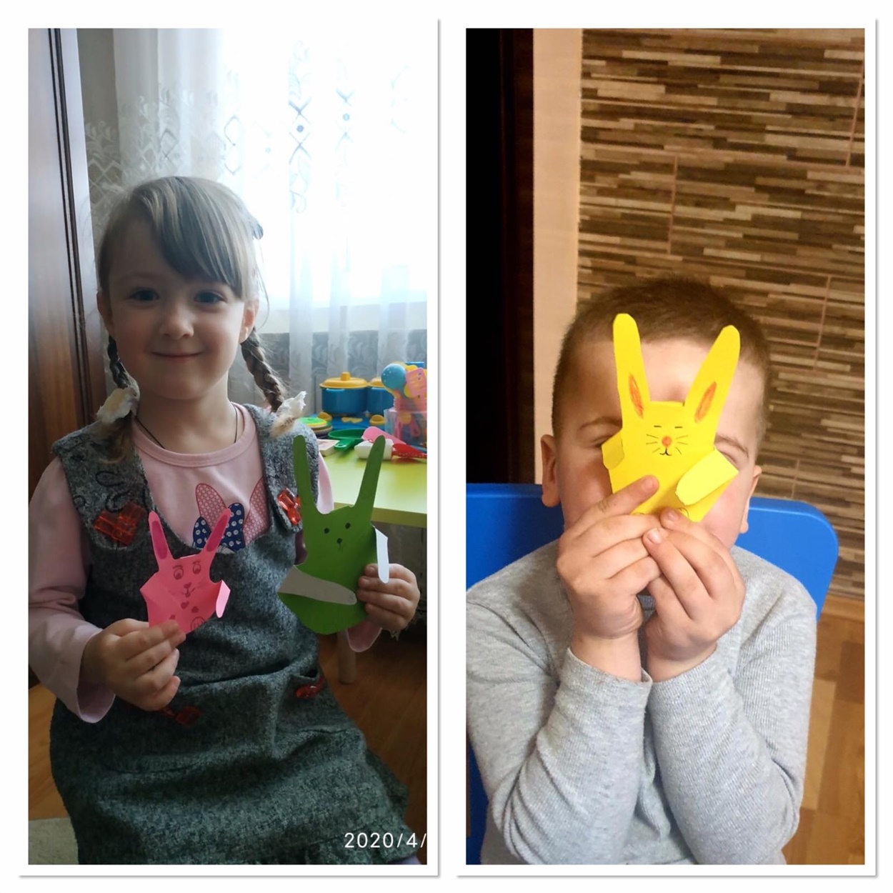 Великодній зайчик, зроблений власноруч