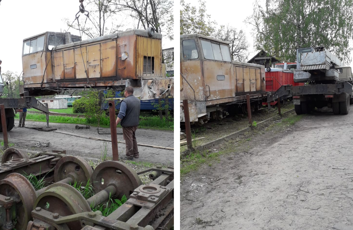 Поповнення музею Мельників тепловозом ТУ-8 з Шепетівки