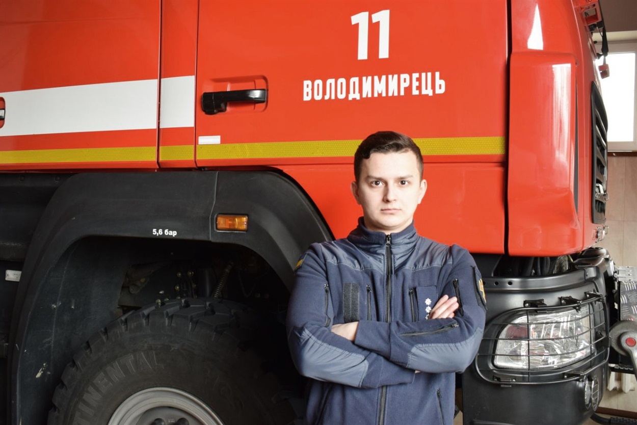 Дмитро Римарчук, інженер з пожежно-рятувальних робіт