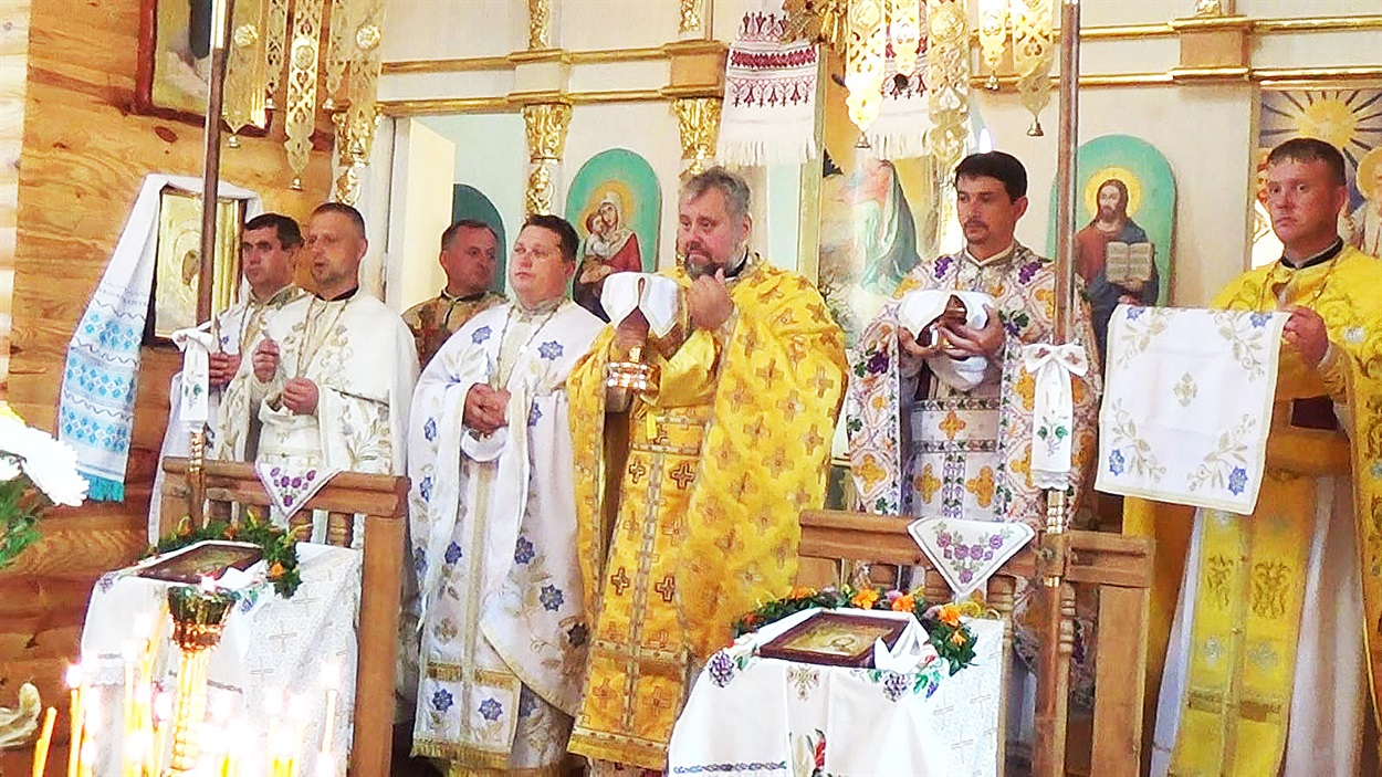 Рафалівка, престольне свято 24 липня Кн. Ольги, духовенство Володимирецького благочиння ПЦУ, 2019 рік