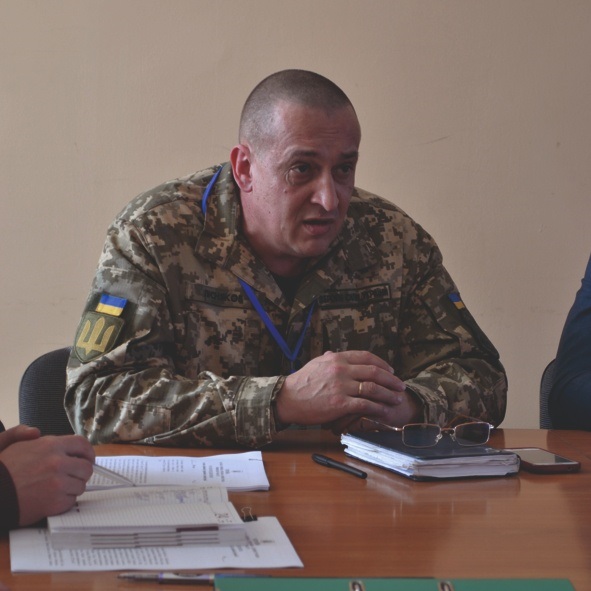 Сергій Лісняков, підполковник, військовий комісар Володимирецького ОРТЦК та СП