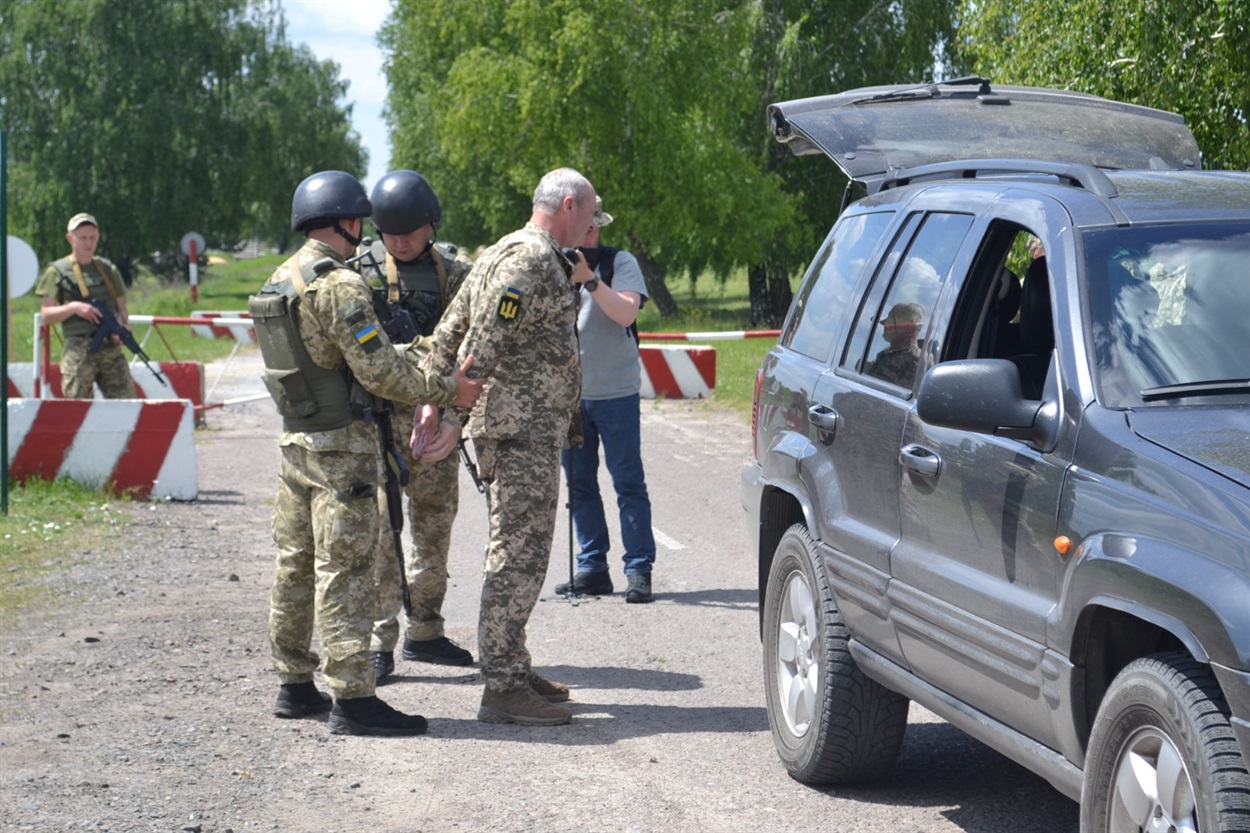 Полковника Олександра Цися затримали. Але це навчання.