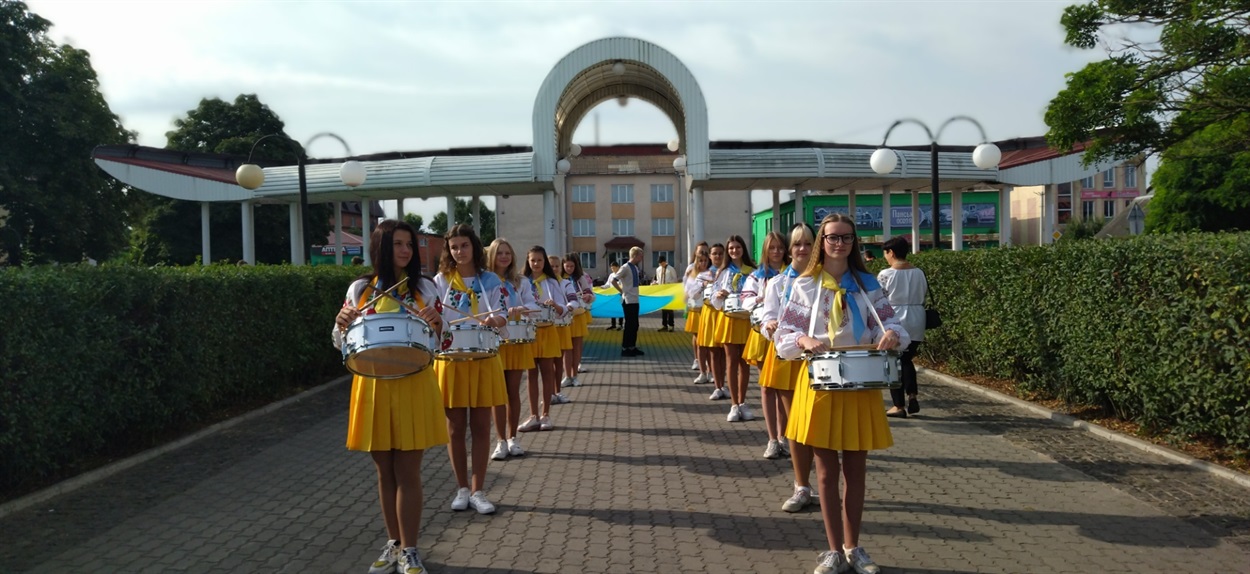 Початок ходи з Майдану Єдності