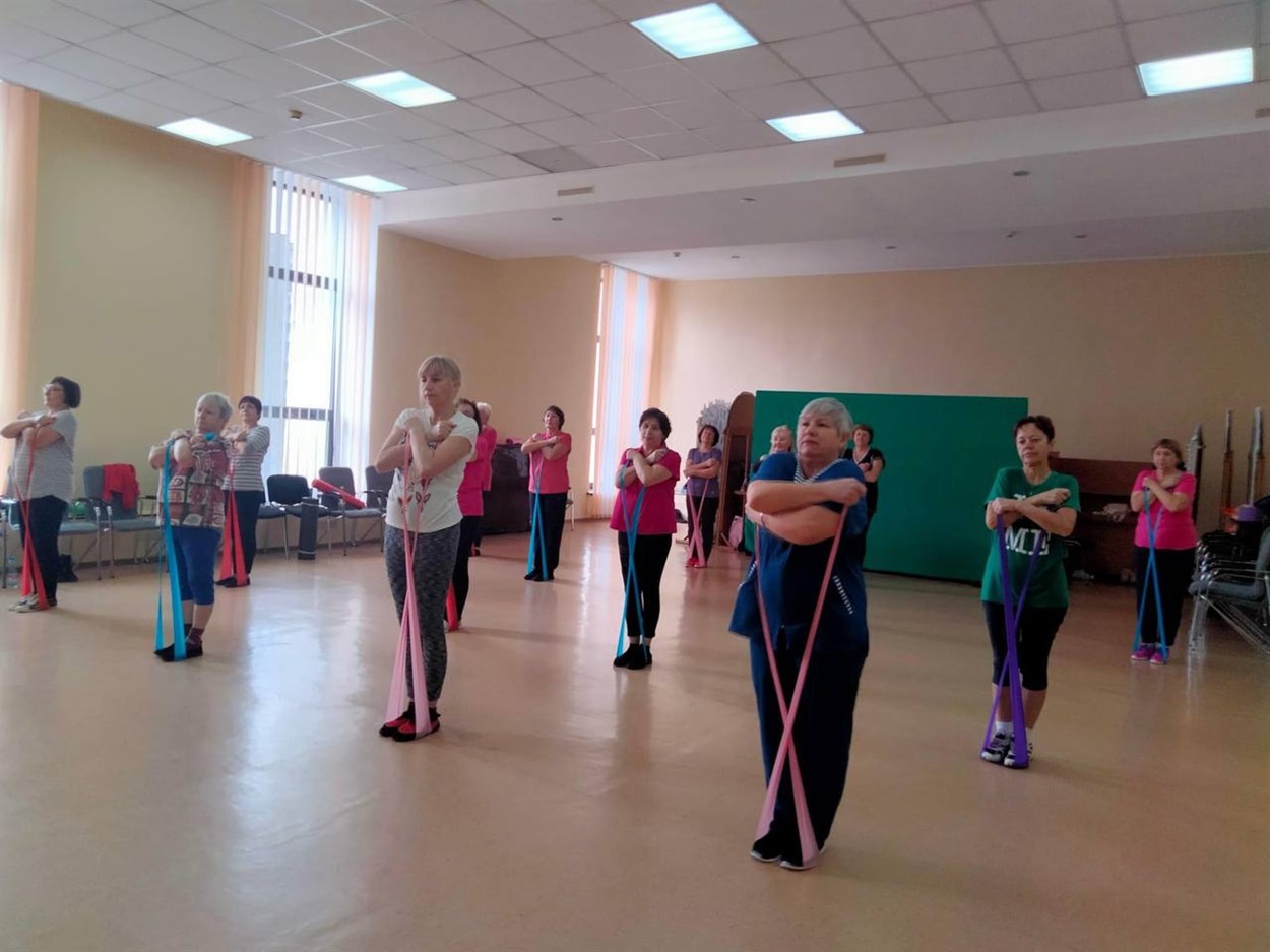 Заняття у фітнес-групі