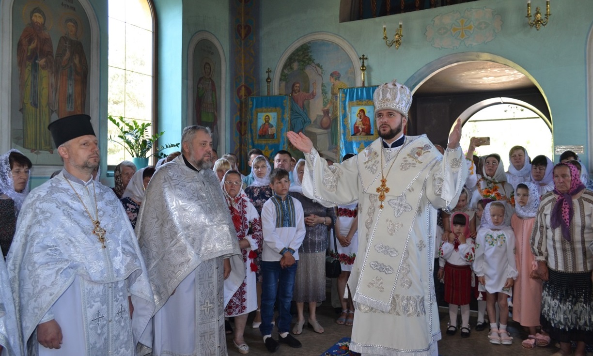 Під час божественної літургії у Заболотті