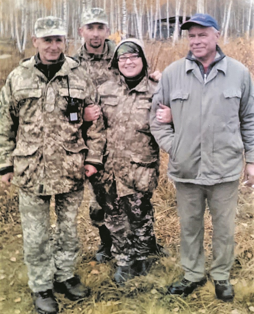 Світлана на полігоні, на стрілецьких навчаннях