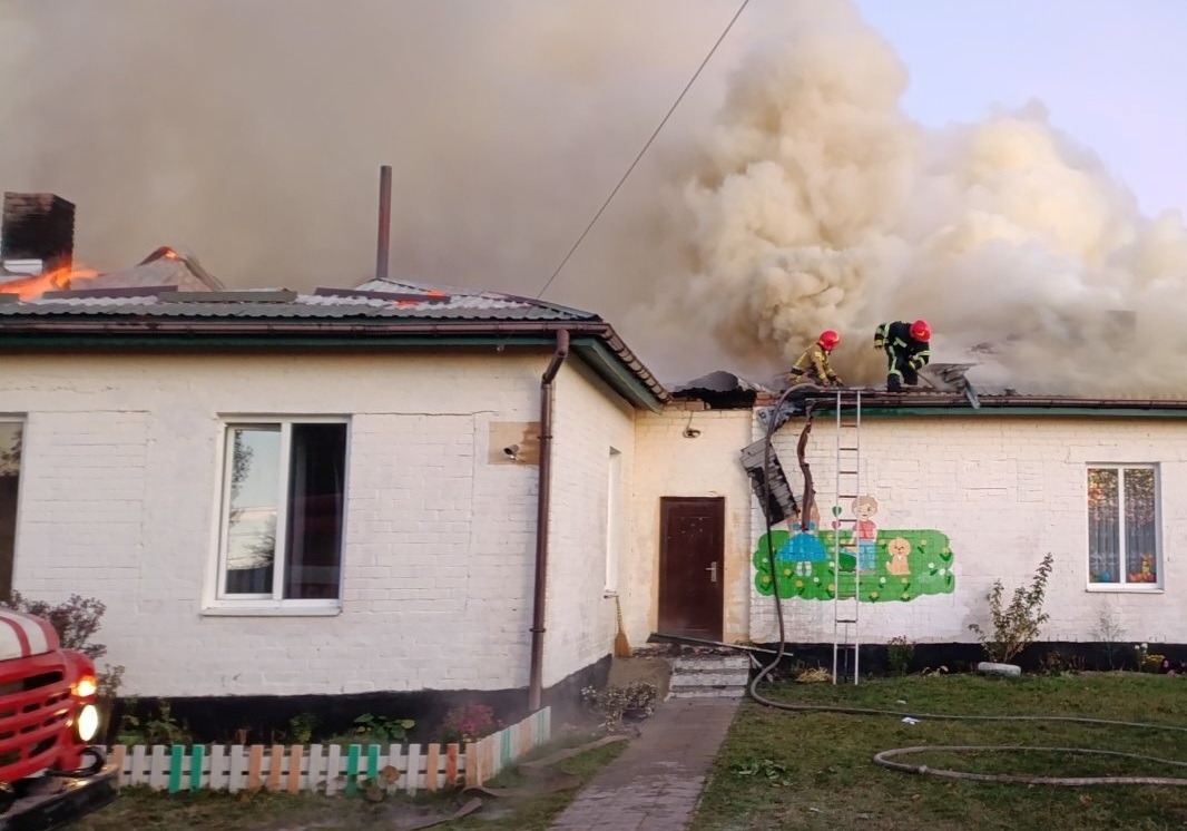 Пожежа в дошкільному закладі Кухітської Волі